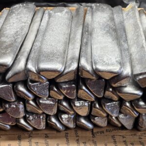 41+lb "NEAR 356"  Small 1.5" x 11.5 ingots ideal for  in small crucibles