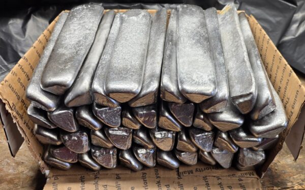 41+lb "NEAR 356"  Small 1.5" x 11.5 ingots ideal for  in small crucibles